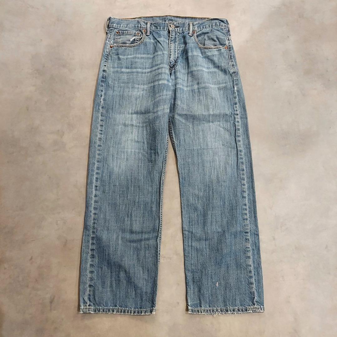 リーバイス569 Levis W34 ブルーデニム 青 古着 ボトム 18388