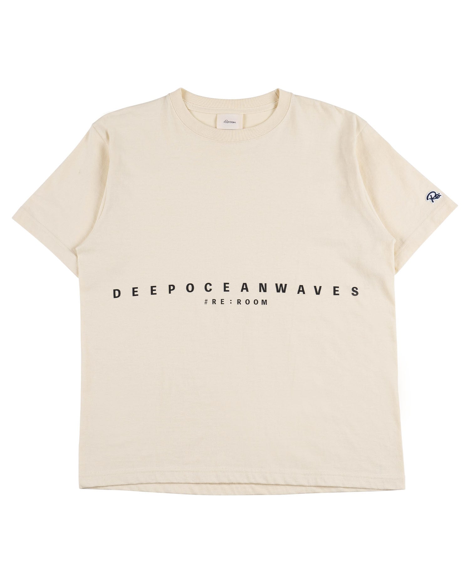 DEEP OCEAN WAVES GRAPHIC PRINT T-shirt［REC614］