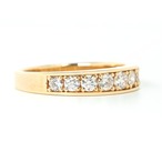 ダイヤモンド エタニティリング H&C K18 / 0.500ct