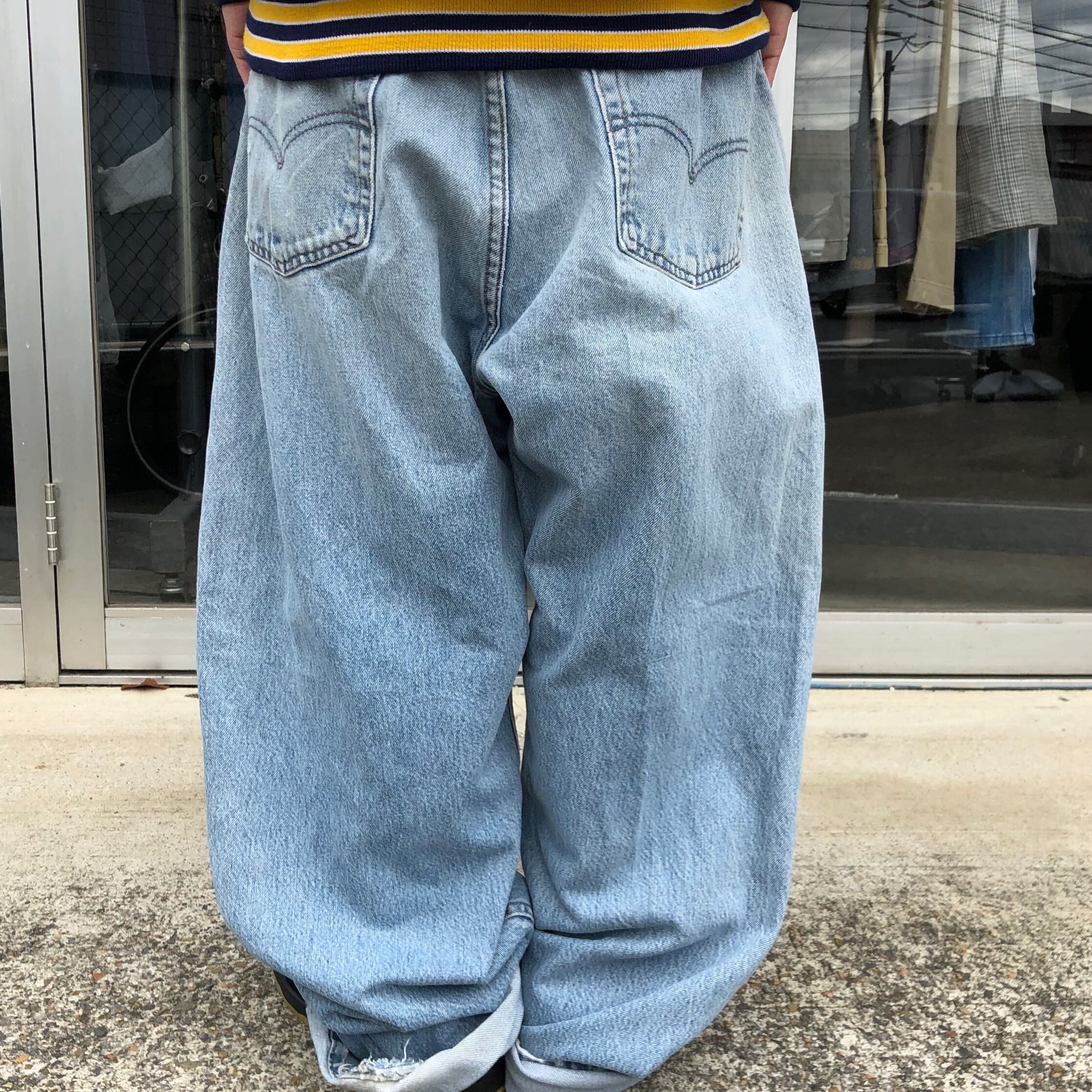 超安い品質 リーバイス シルバータブ ルーズ デニム ショーツ 90s