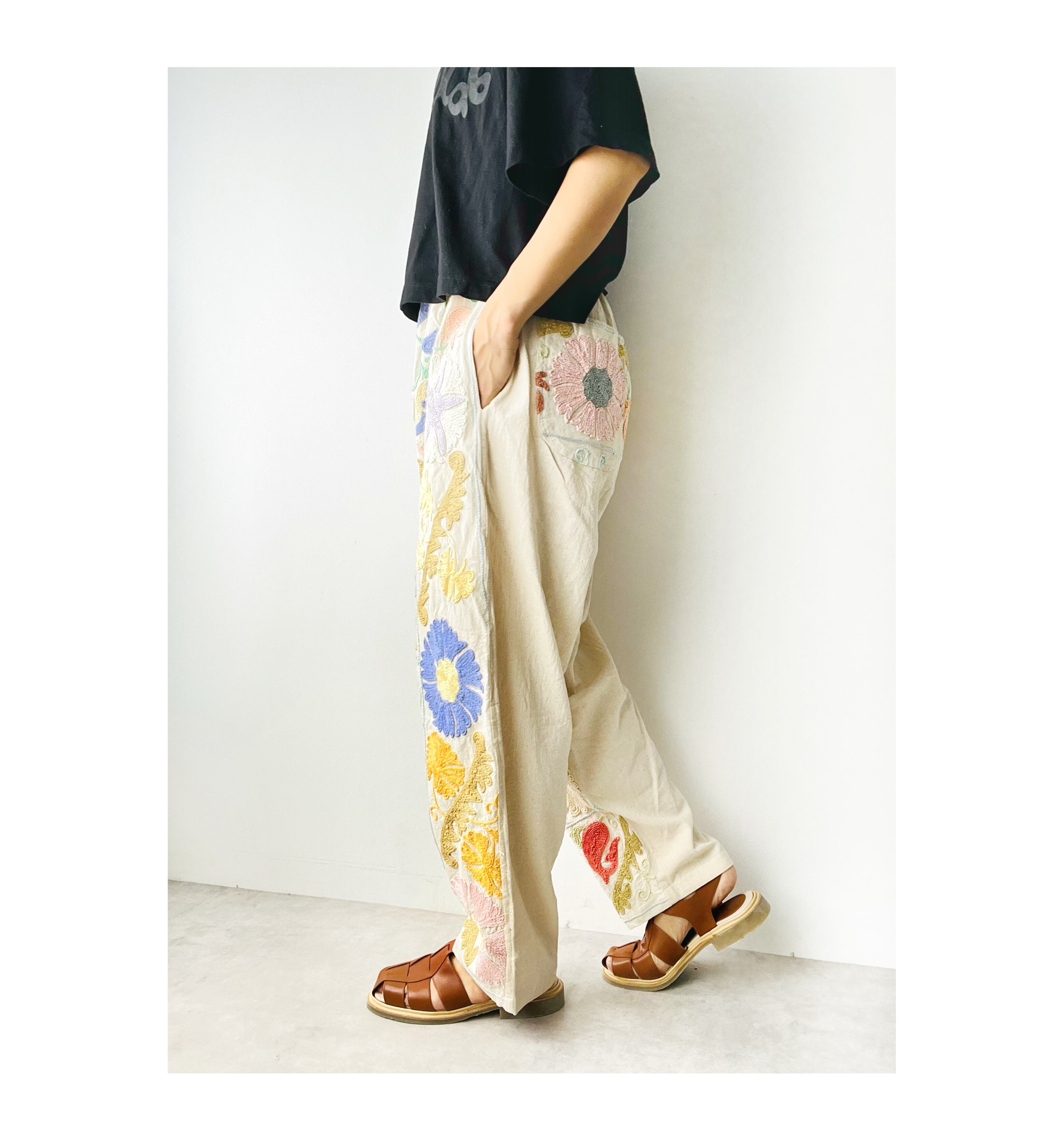 ポキプシー　pokipcee　スザニパンツ 手刺繍スザニパンツ(V1~Z2) | pokipcee ポキプシー