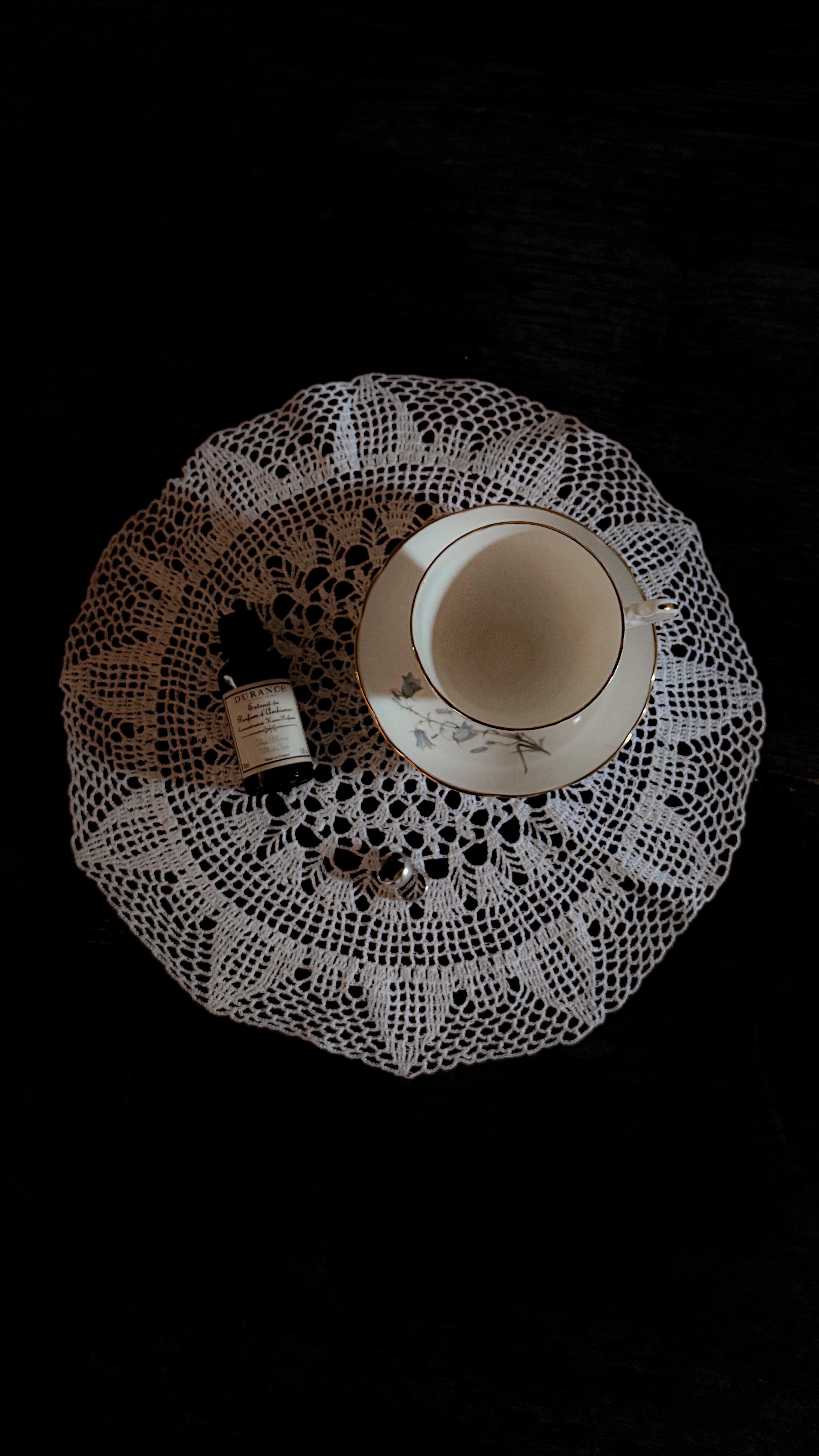 vintage doily Petals of Time