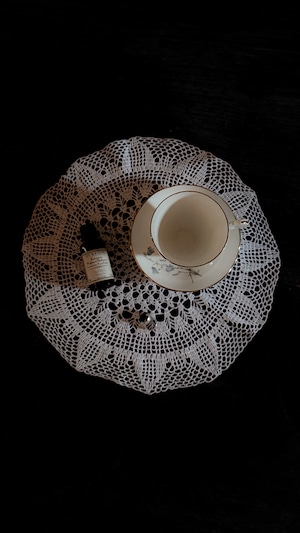 vintage doily Petals of Time