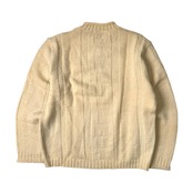Karl Helmut カールヘルム デザイン ウールニット セーター アイボリー