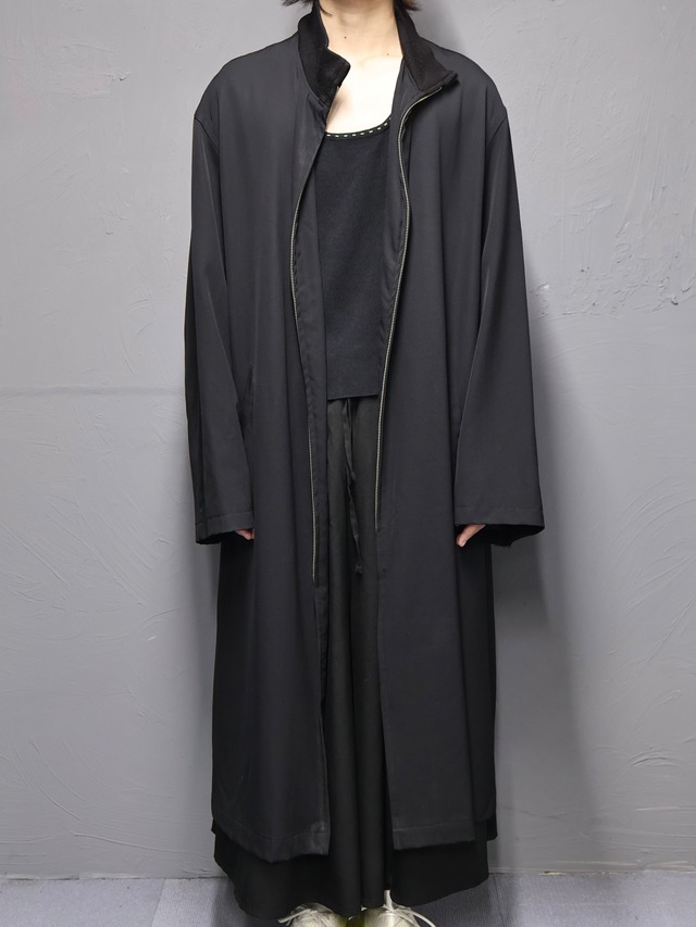 【Y's for men】zip design long coat