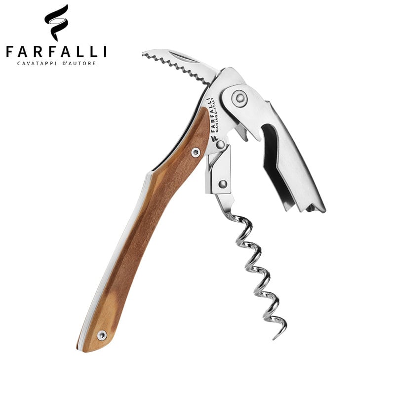 Farfalli ヴァハ ダブルピボット ソムリエナイフ オリーブ | ワイン