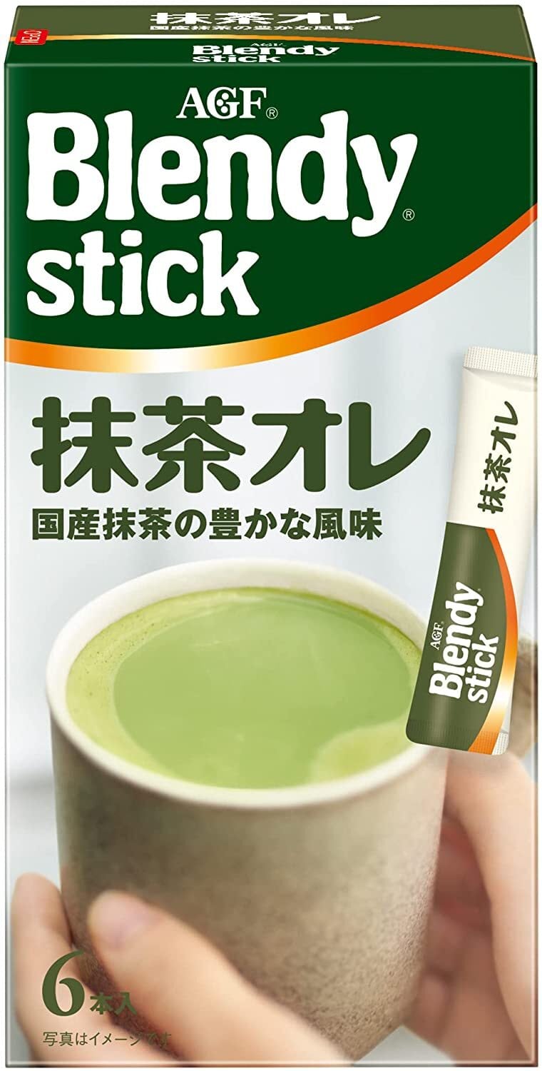 AGF ブレンディ スティック 抹茶オレ 6本 ×6箱 【 粉末 抹茶 】 | Lienshop