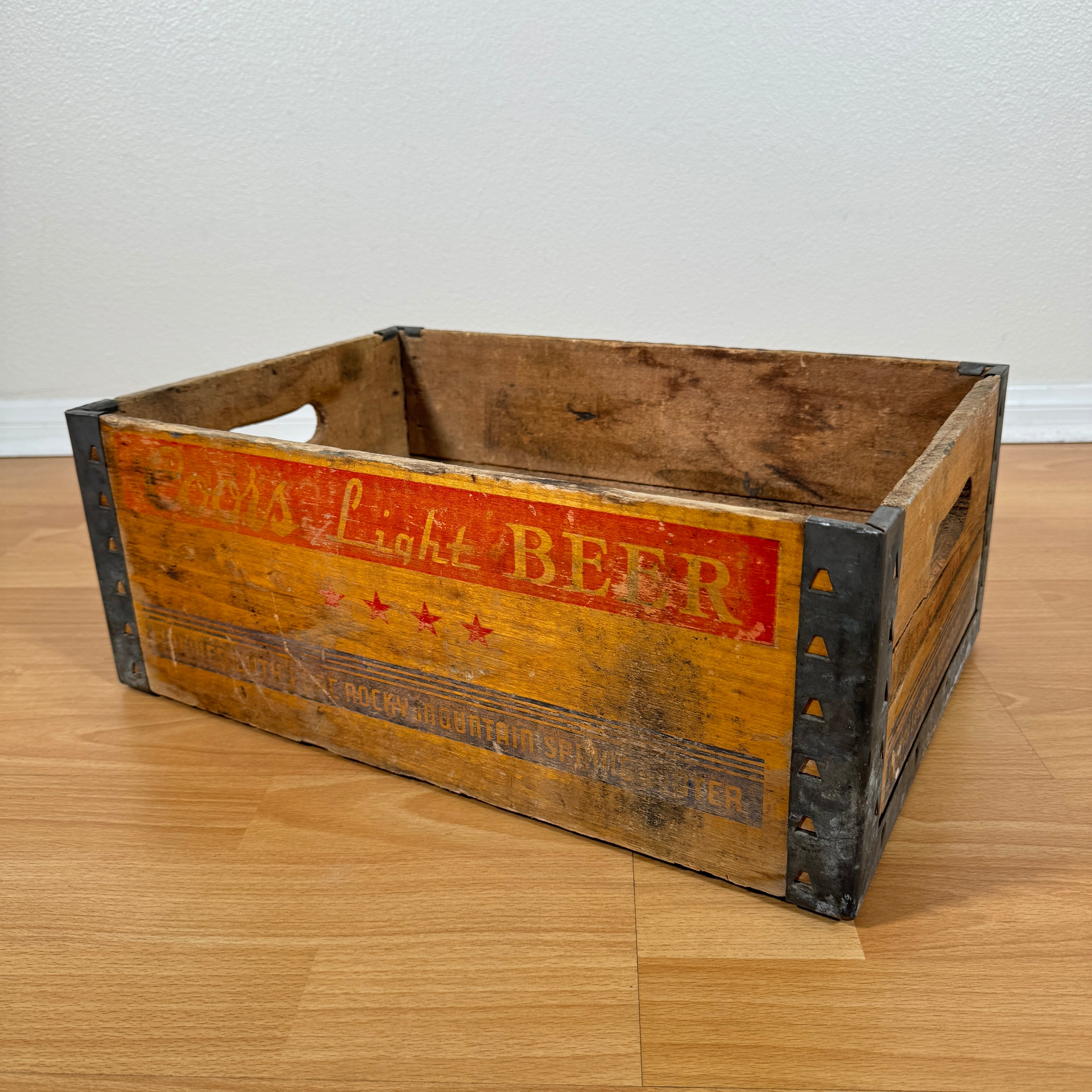1335 ビンテージ 木箱 ウッドボックス Coors クアーズ 収納
