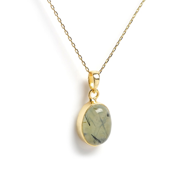 【MARKET】SINGLE STONE NECKLACE 0043