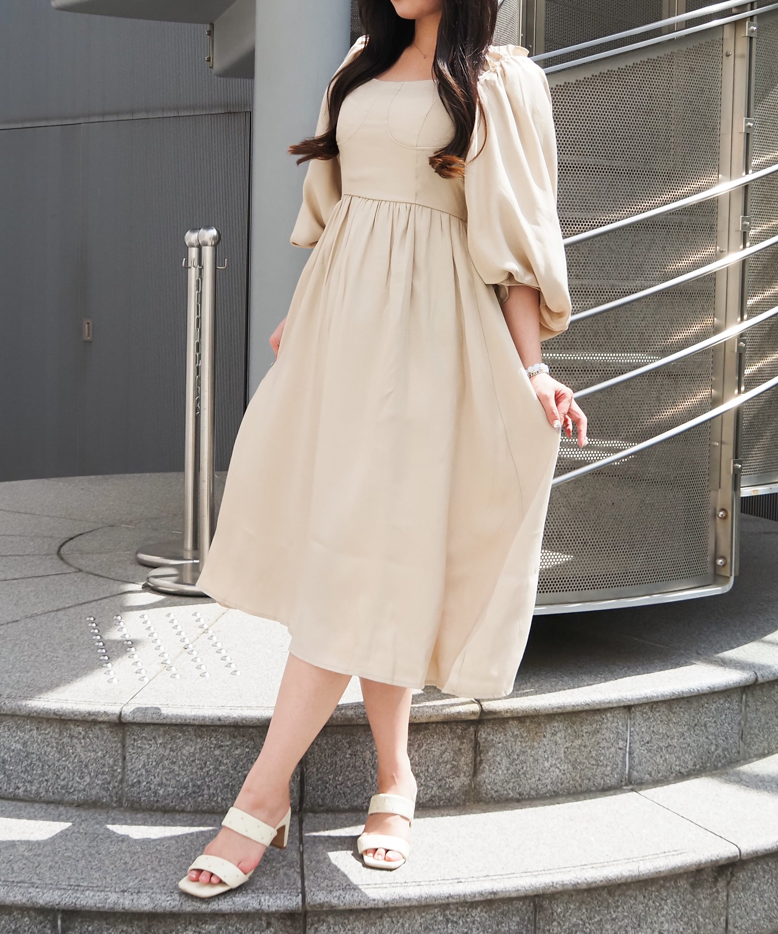HoneyMew モノグラムリボンアンサンブルワンピース XS ♡モノグラムリボンアンサンブルワンピース♡ ¥13,000(+tax) 胸元の