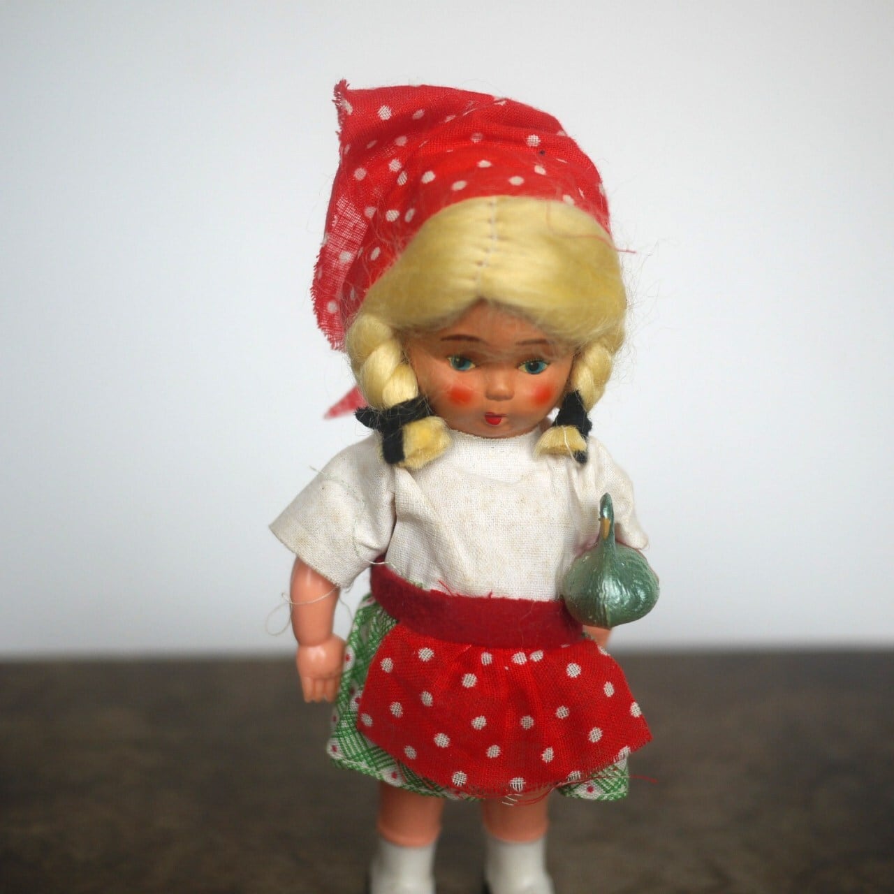 みつあみの女の子 ヴィンテージドール ドイツ