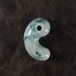 糸魚川翡翠 青翡翠 まがたま 勾玉  17.3g Blue Jadeite Magatama