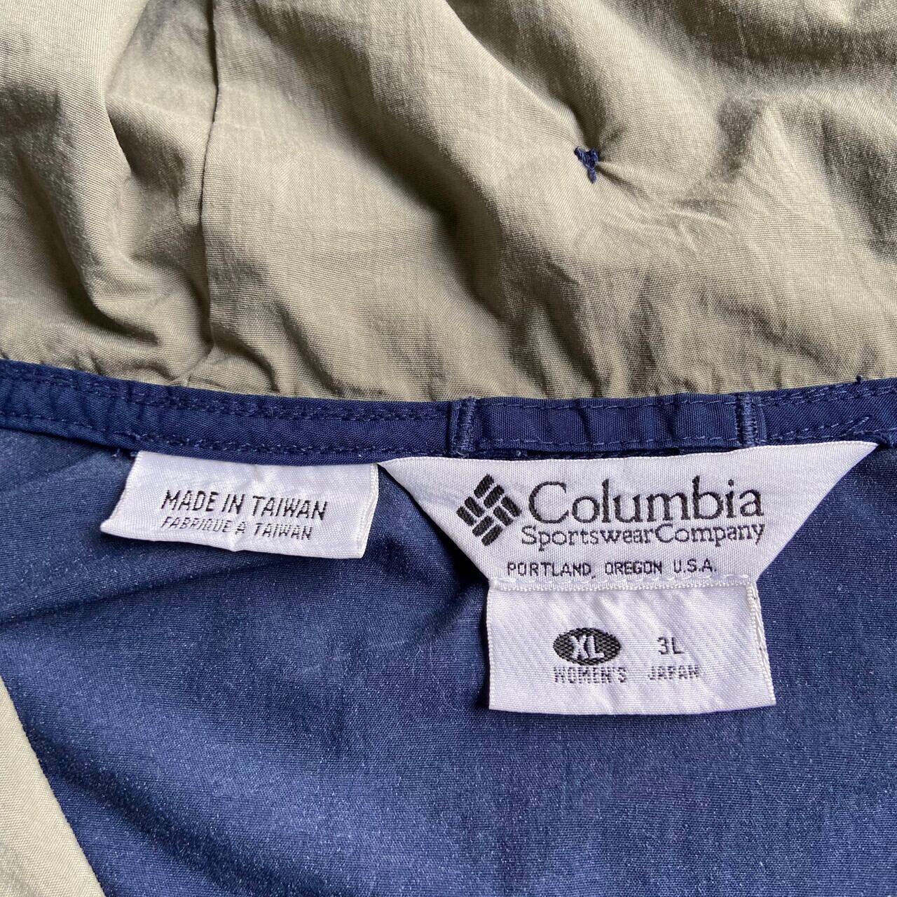 ビッグサイズ 90年代 ビンテージ Columbia コロンビア プルオーバー ...