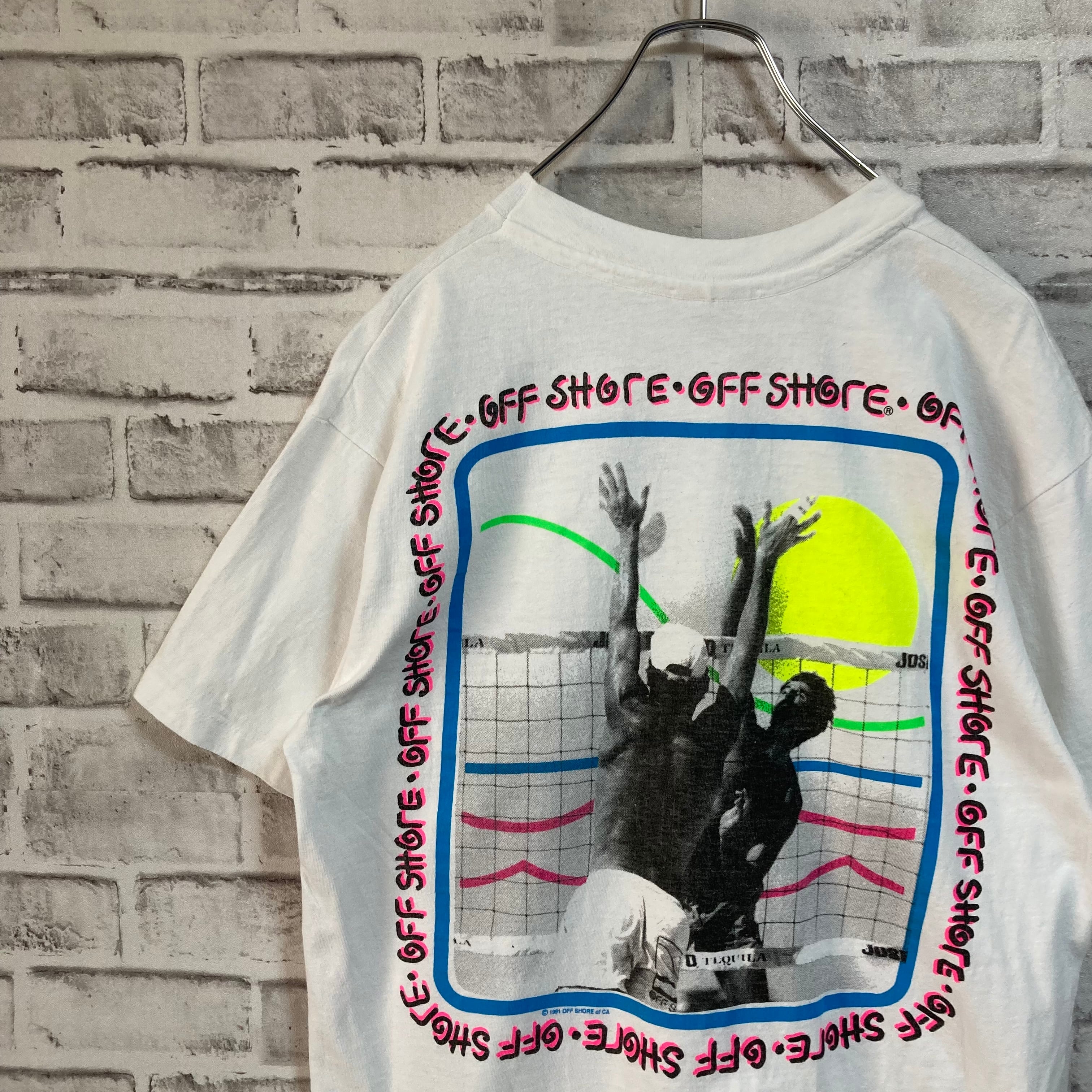 希少 80s ビンテージ USA製 Hanes CLEET 両面プリントTシャツ