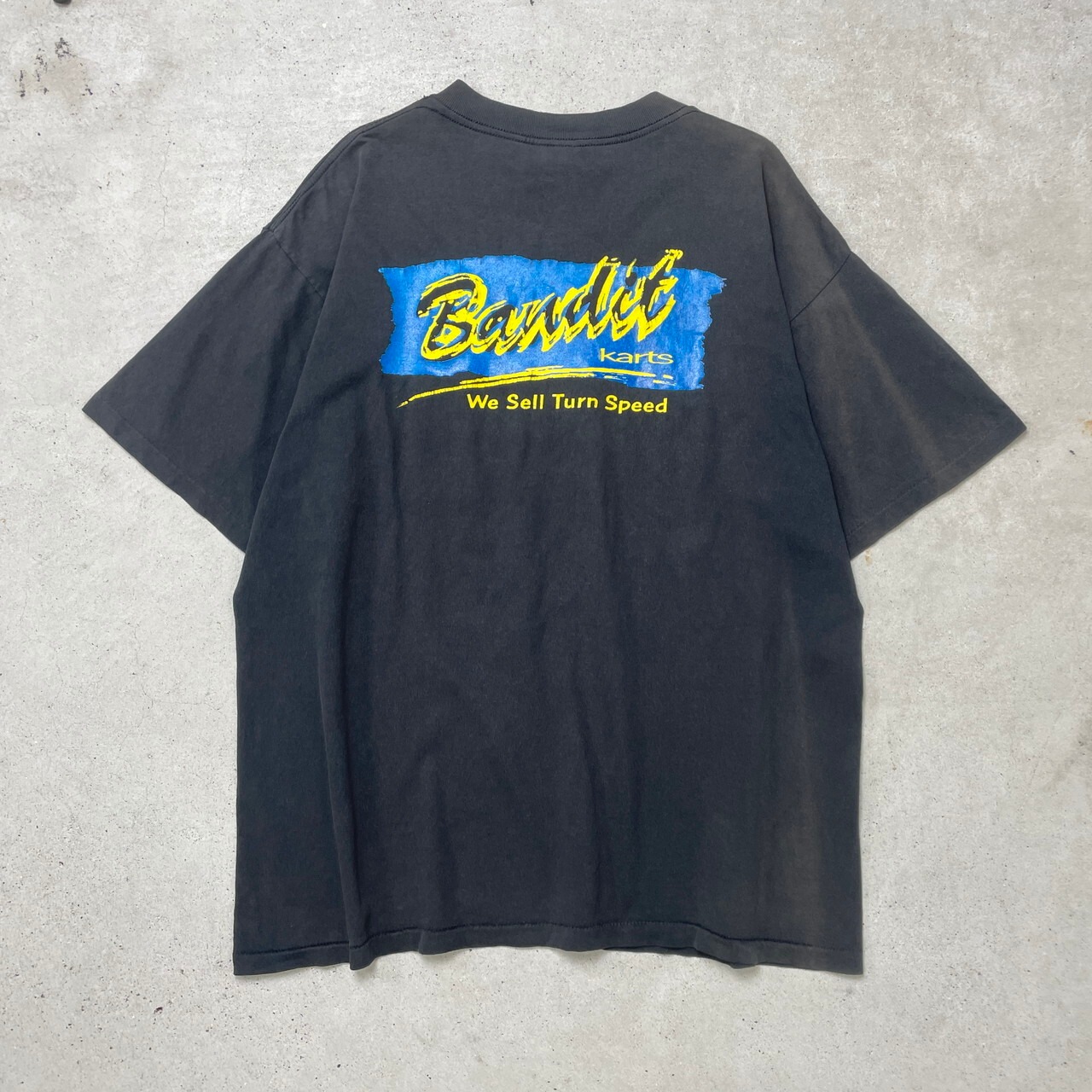 90年代 USA製 Bandit Karts モーターサイクル アート プリントTシャツ 
