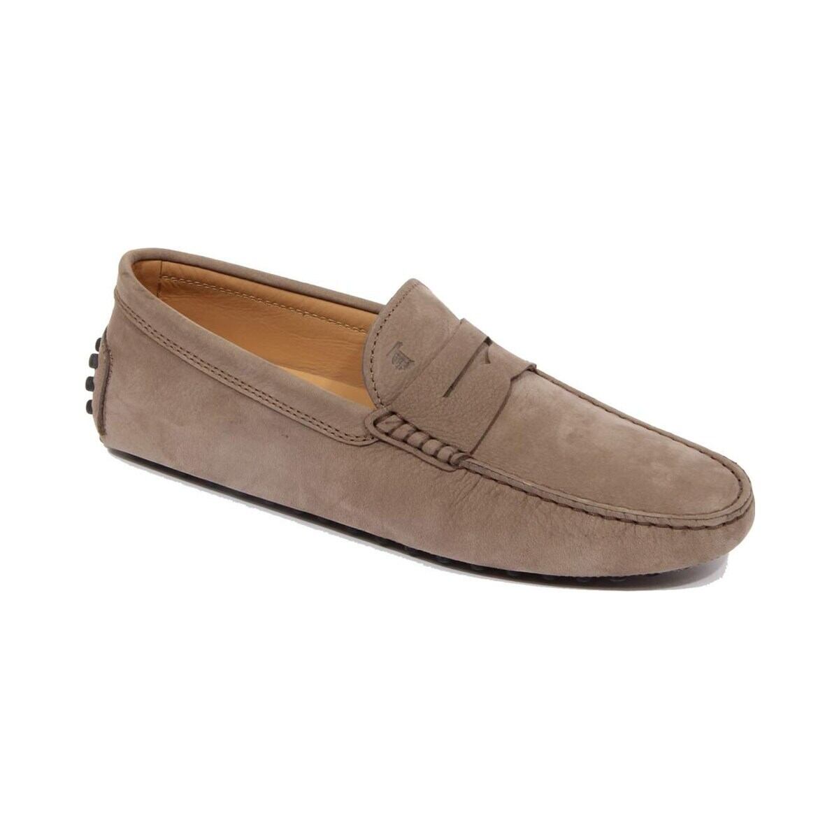 TOD'S トッズ メンズ ローファー ヌバック グレー