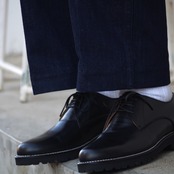 TOMOTAKA  Black French Service Shoes