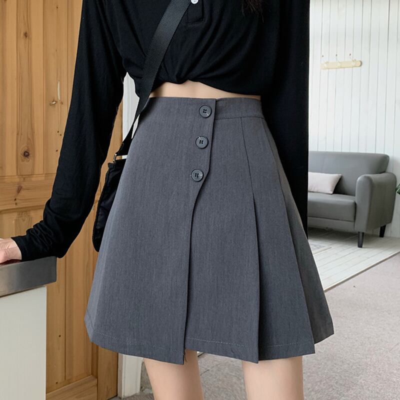 スカート スプリングショート 春物 試着室45617905149