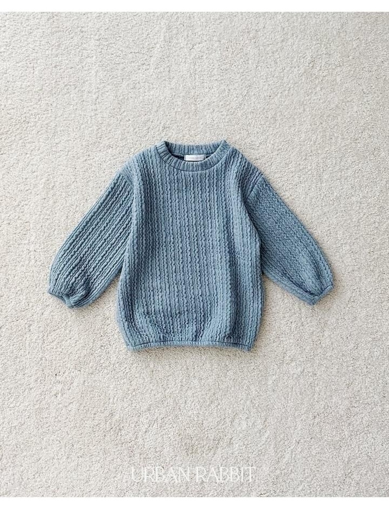 アーバンラビット / URBAN RABBIT / ケーブルロングT＆マフラーセット / 韓国子供服 / キッズ / 26winter〖取寄〗*XS~XL*