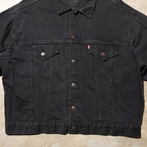 美品 XL 87年 USA 70507-0270 Levi’s ブラックデニムジャケット リーバイス