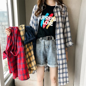 送料無料 秋新作 大きいサイズ チェックシャツワンピース 長袖 ロング丈 レディース カジュアル 体型カバー ゆったりシルエット M~4XL 春夏 送料無料 秋新作 大きいサイズ チェックシャツワンピース 長袖 ロング丈 レディース カジュアル 体型カバー ゆったりシルエット M~4XL 春夏