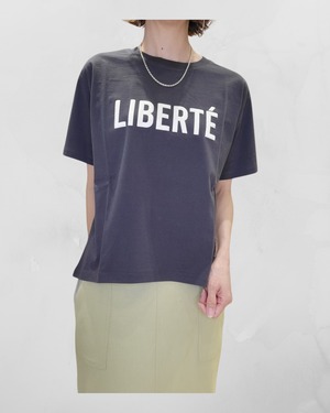 【4/19インスタライブ】 LIBERTE TEE　sirodelabonte　R413221　2024SS