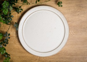 SHIROUMA 洋皿 24cm 白（大皿・リムプレート・ワンプレート）／長谷川 哲也