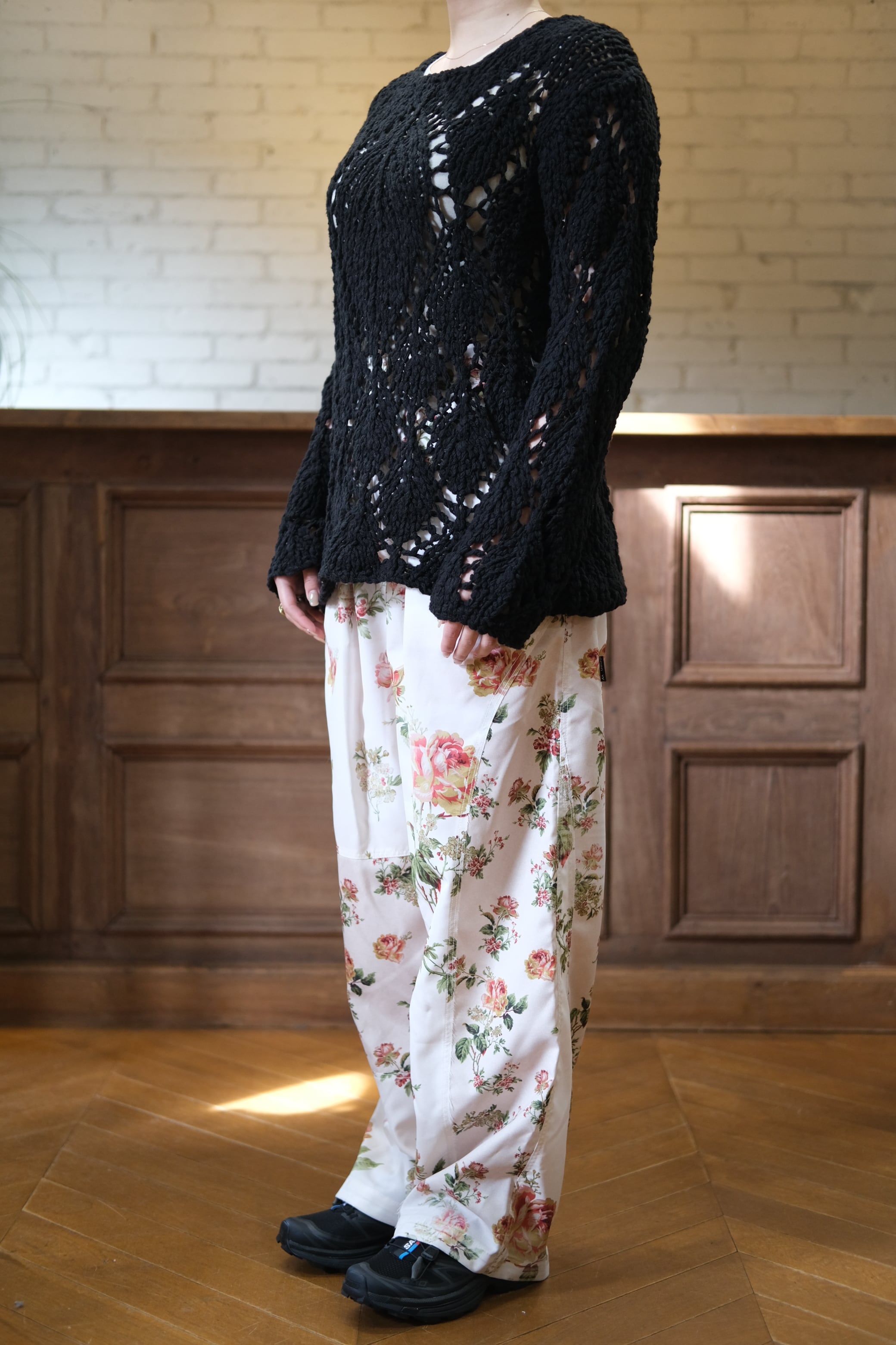 OPEN YY】PANELED PAJAMA PANTS | loop