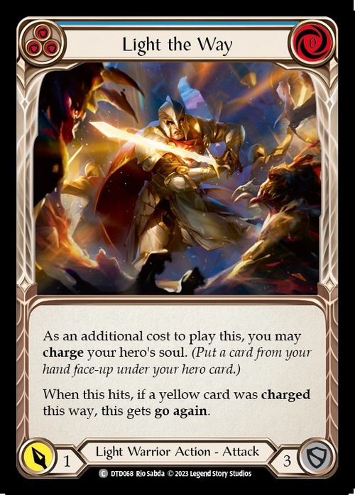 DTD068【EN】『RF』【Light Warrior】Light the Way (Blue) 画像