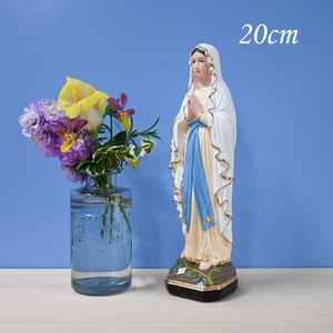 ルルドの聖母像【20cm】室内用カラー仕上げ