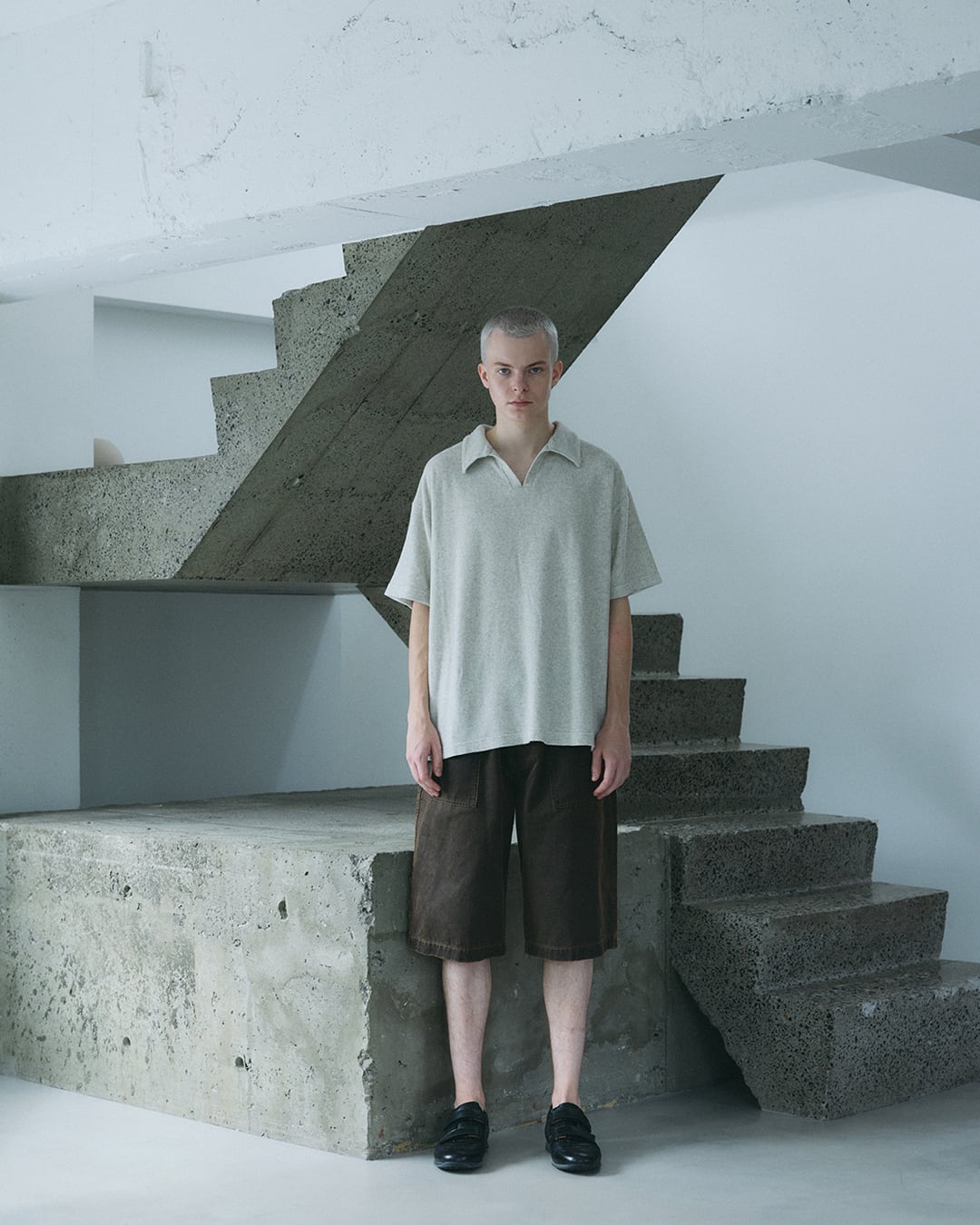 COMFORTABLE REASON, Botanical Wax Aging Shorts | not wonder store
