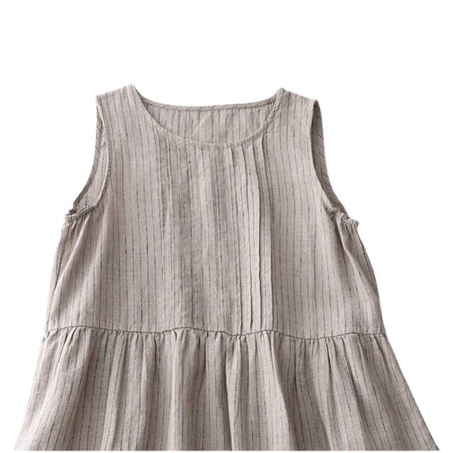 ストライプ　切り替えデザイン　ワンピース  00196