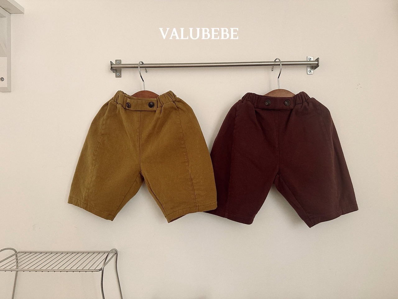 ベルベベ / valubebe / ボンボンピーチパンツ / 韓国子供服 / ベビー|キッズ / 26winter〖取寄〗*6M~S*