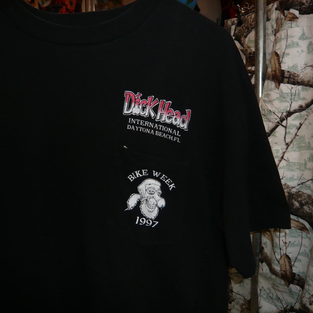 90s DICKHEAD ポケットTシャツ エロ