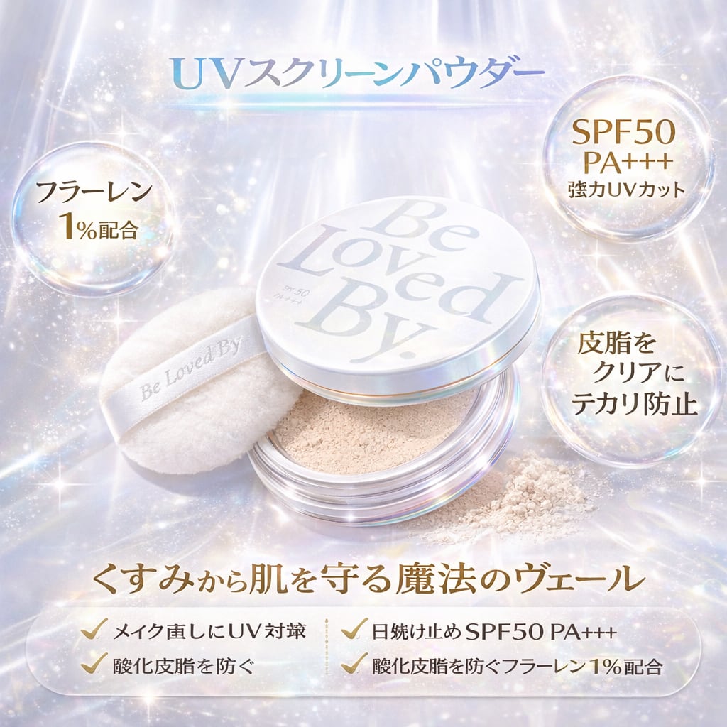 UV スクリーンパウダー FL SPF 50 PA+++【2個セット】 UV スクリーンパウダー FL SPF50 PA⁺⁺⁺ 8g Be Loved By ビーラブドバイ