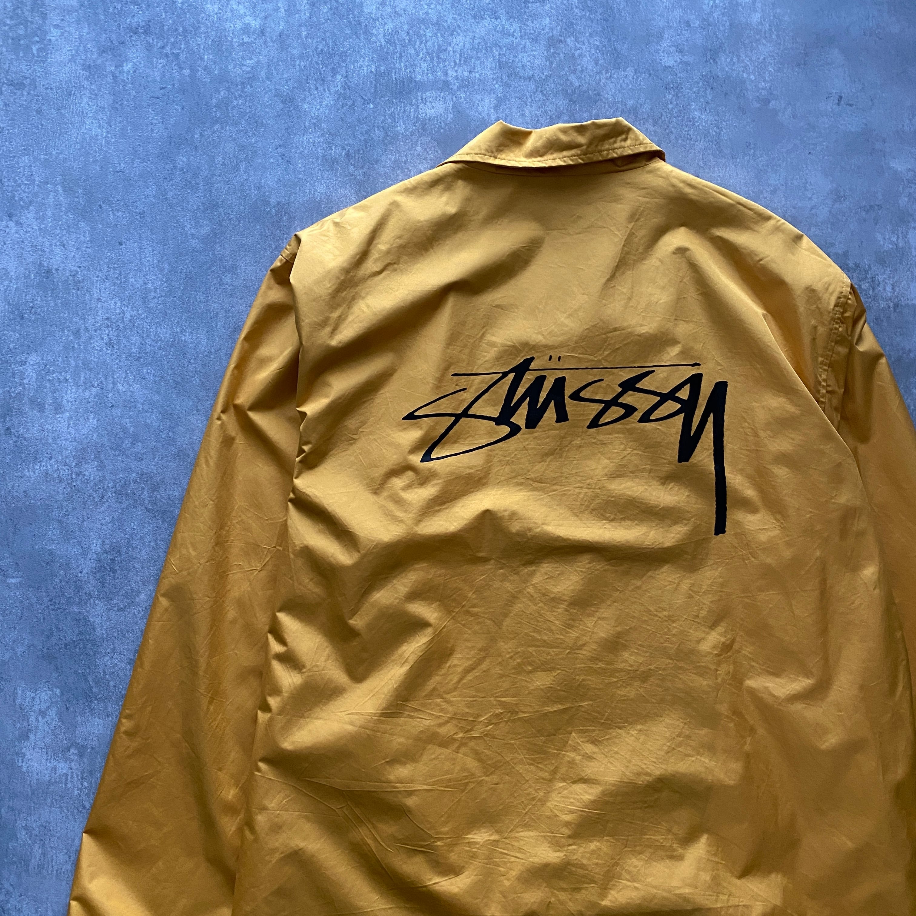 stussy ステューシー ストックロゴ バックプリント ナイロン