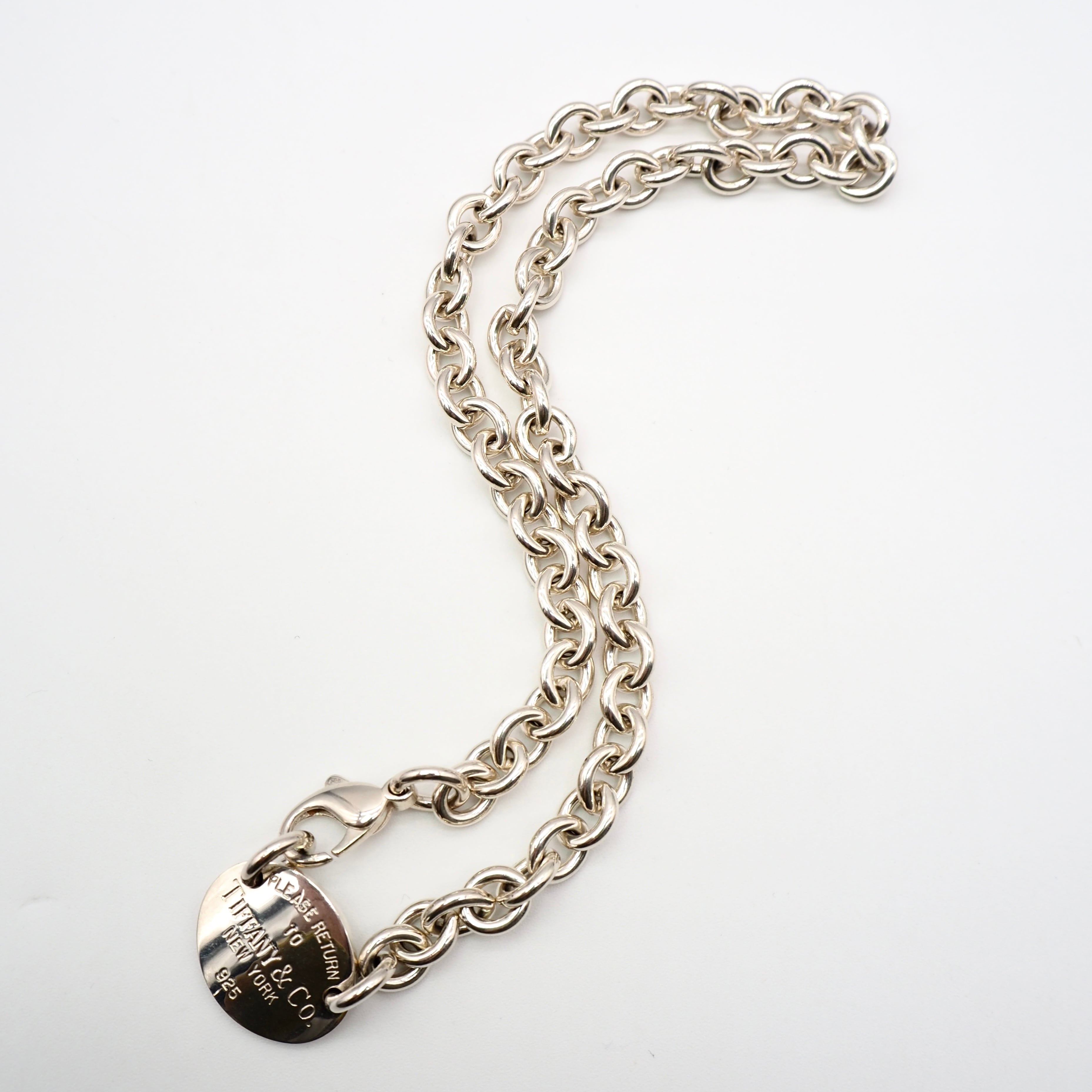 Tiffany&Co. リターントゥオーバルタグネックレス シルバー925