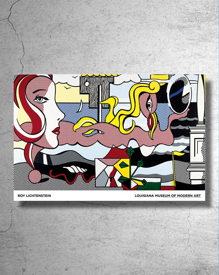 画家 『ロイ・リキテンスタイン』デンマーク現代美術館制作ポスター