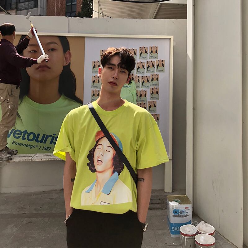 全1色 Tシャツ カットソー プリント カジュアル おしゃれ