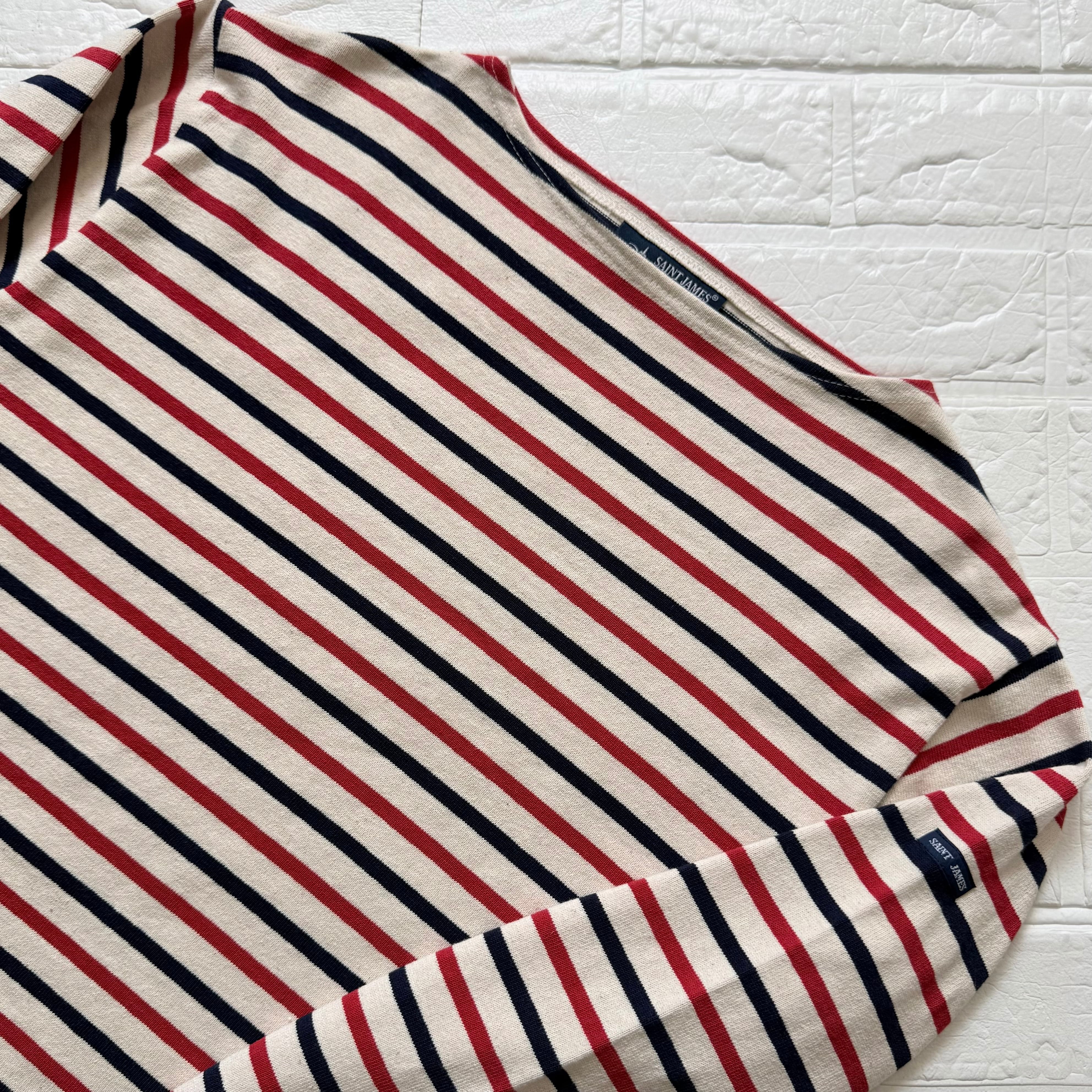 SAINT JAMES フランス製 OUESSANT TRI トリコロールボーダー ボート