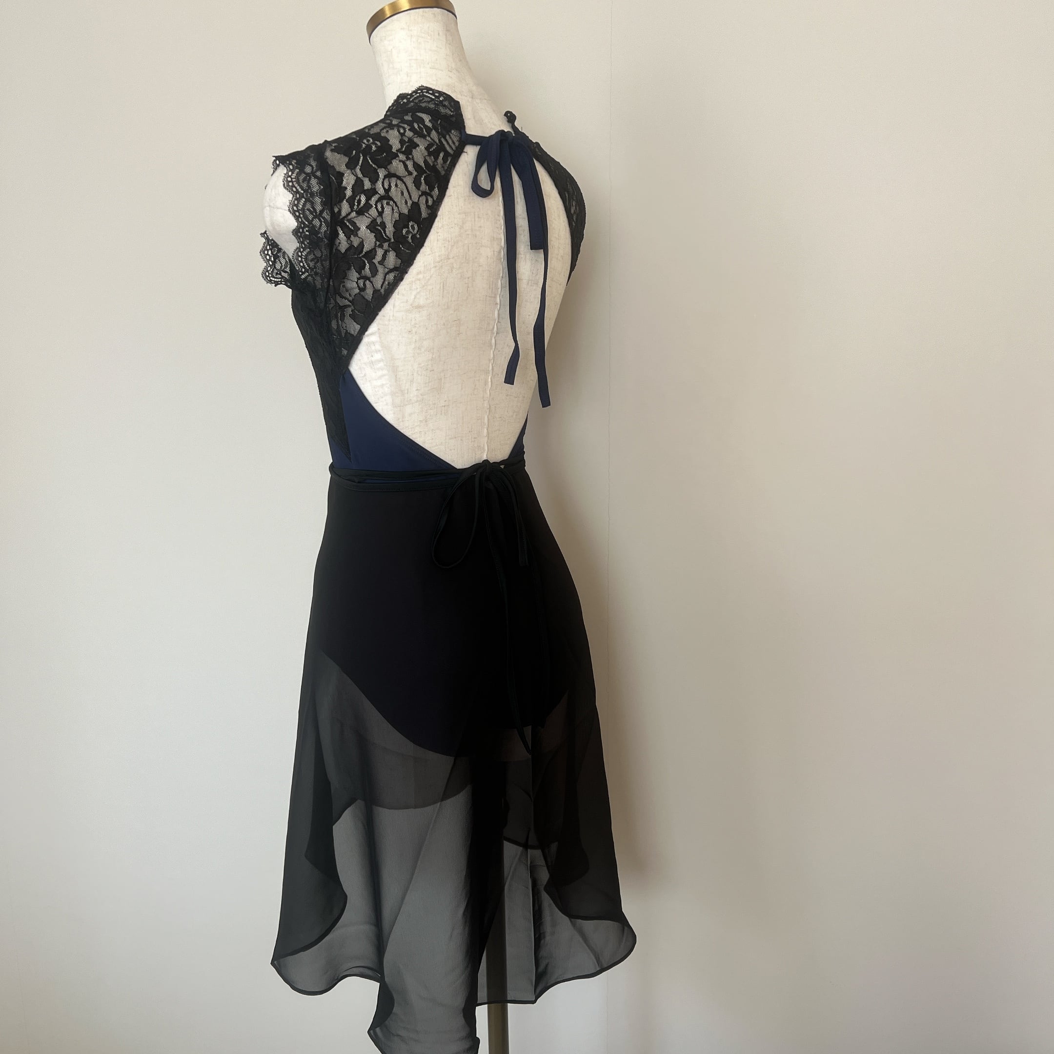 2color レーストップ バックリボン バレエレオタード | バレエ