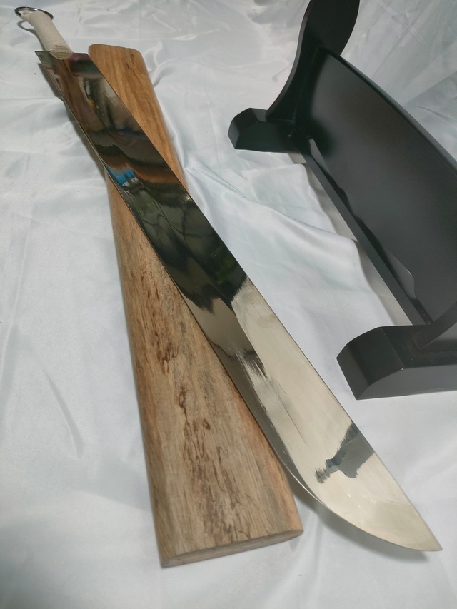 素環頭大刀 白 幅広白銅刀身 模造刀 中国剣 古代日本刀