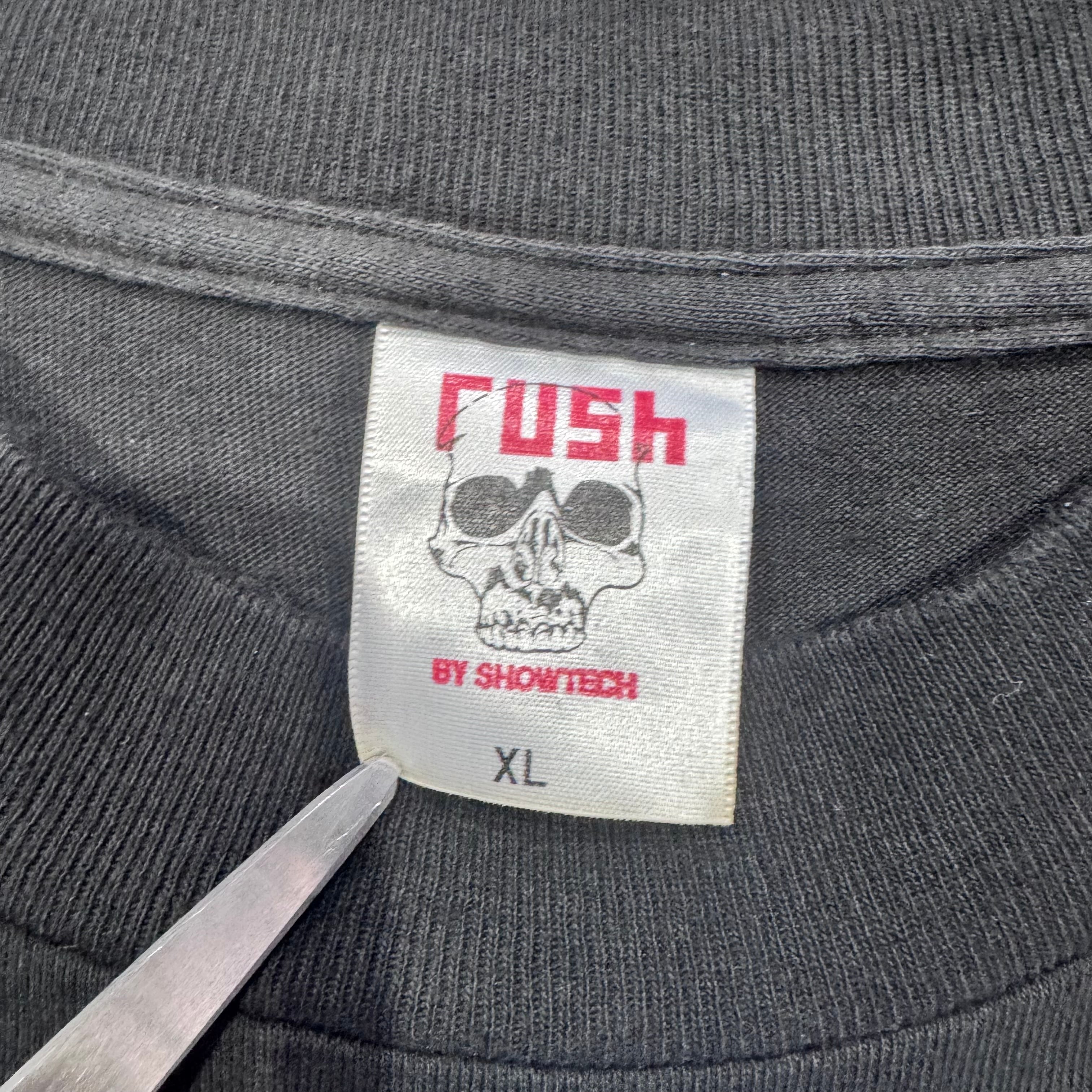 90s RUSH Tシャツ Counterparts バンドT うさぎ ブラック XL | 古着屋