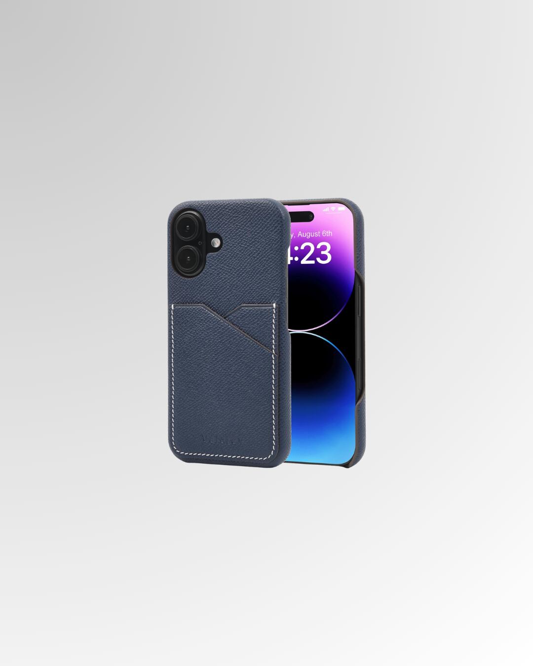 【iPhone16シリーズ】バックカバー型ケース エプソン ネイビー