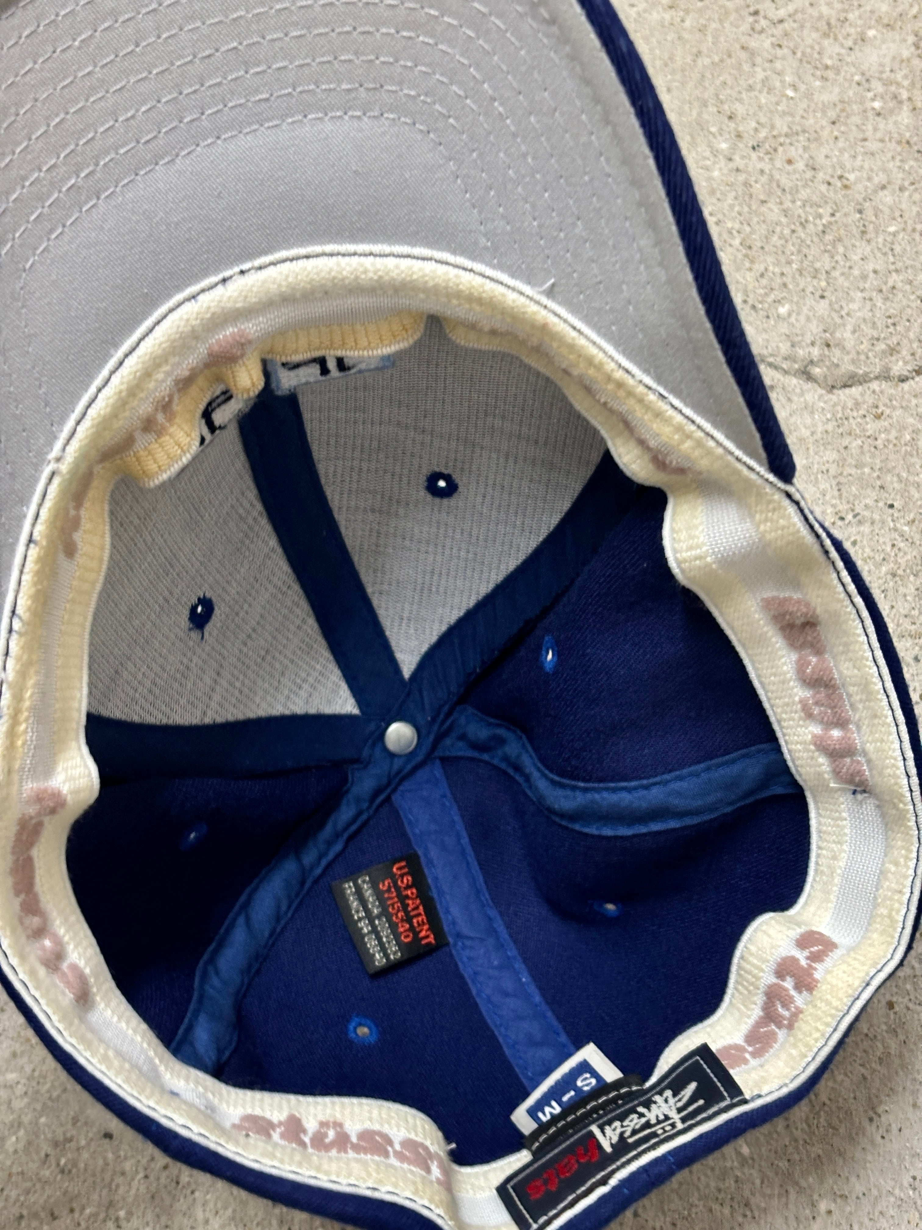 90～00s OLD STUSSY/HAZE Design Cap/紺タグ/S-M/ヘイズデザイン/ベ