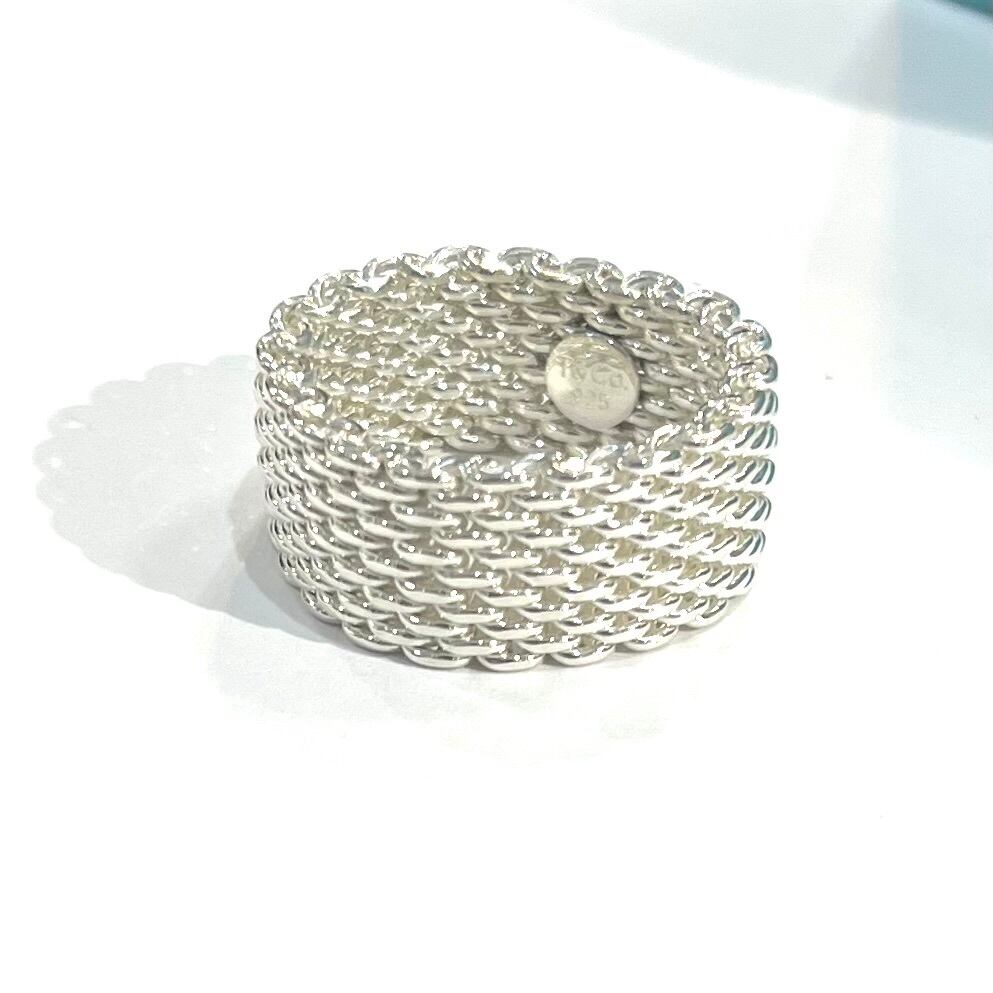 希少【TIFFANY＆CO】2589 【18号】ティファニーサマセットメッシュ