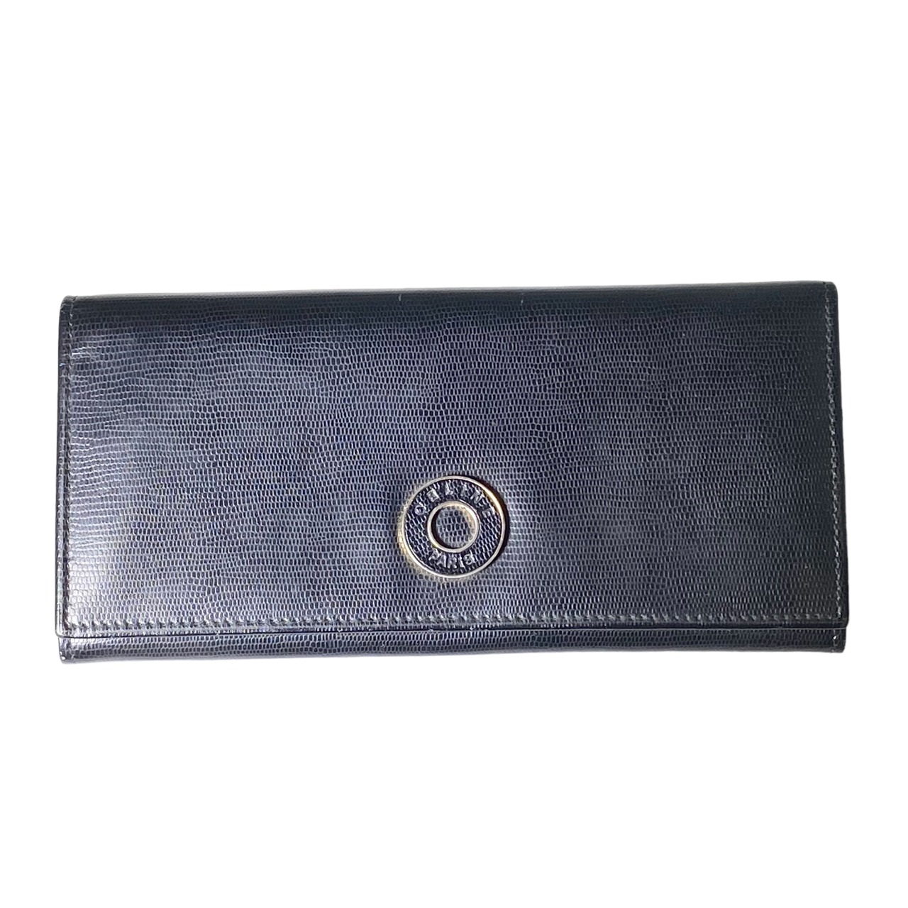 vintage CELINE black leather wallet