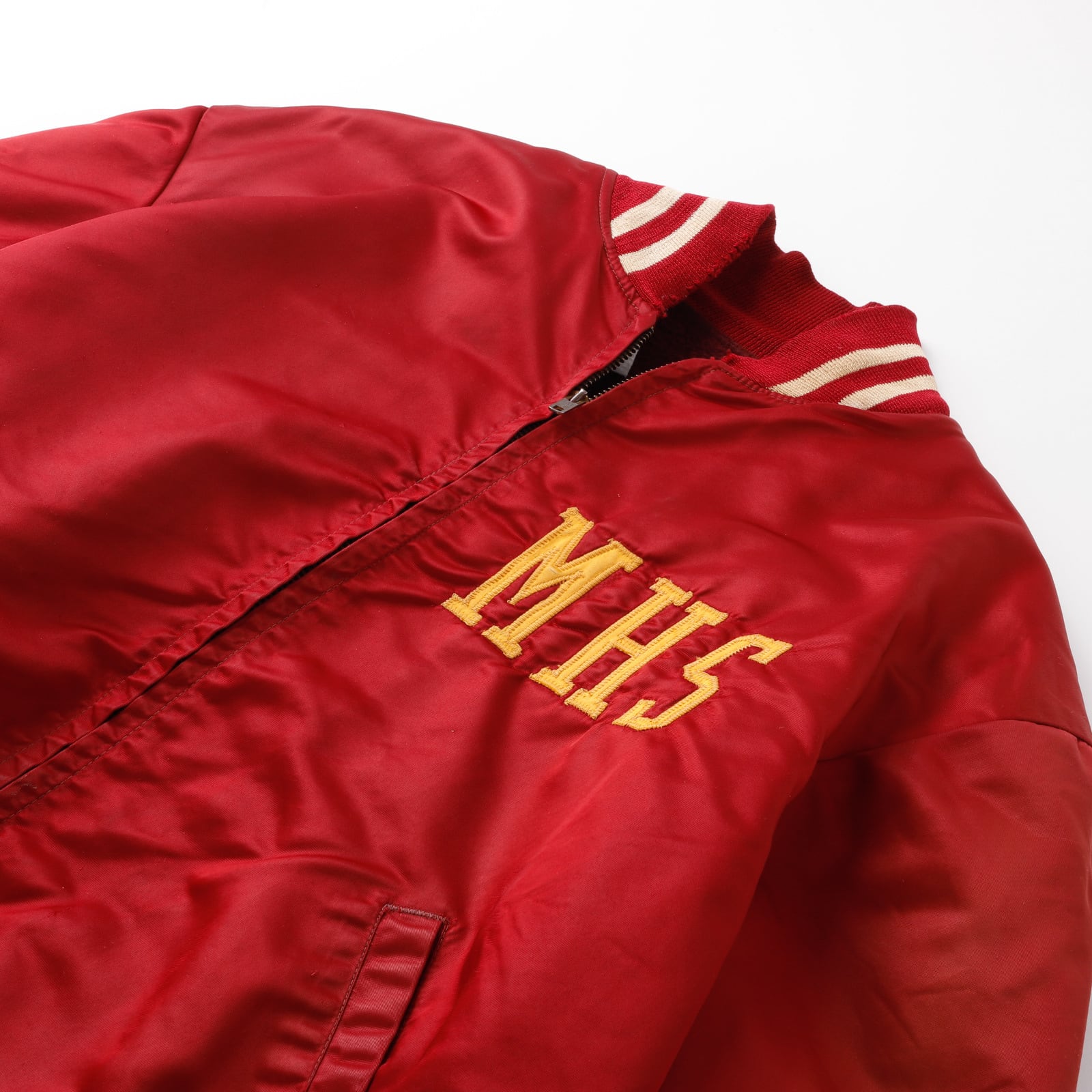 極美品】50s MHS special vintage jacket satin fabric blouson made
