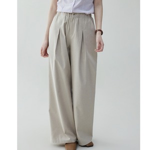 plain elastic casual suit pants