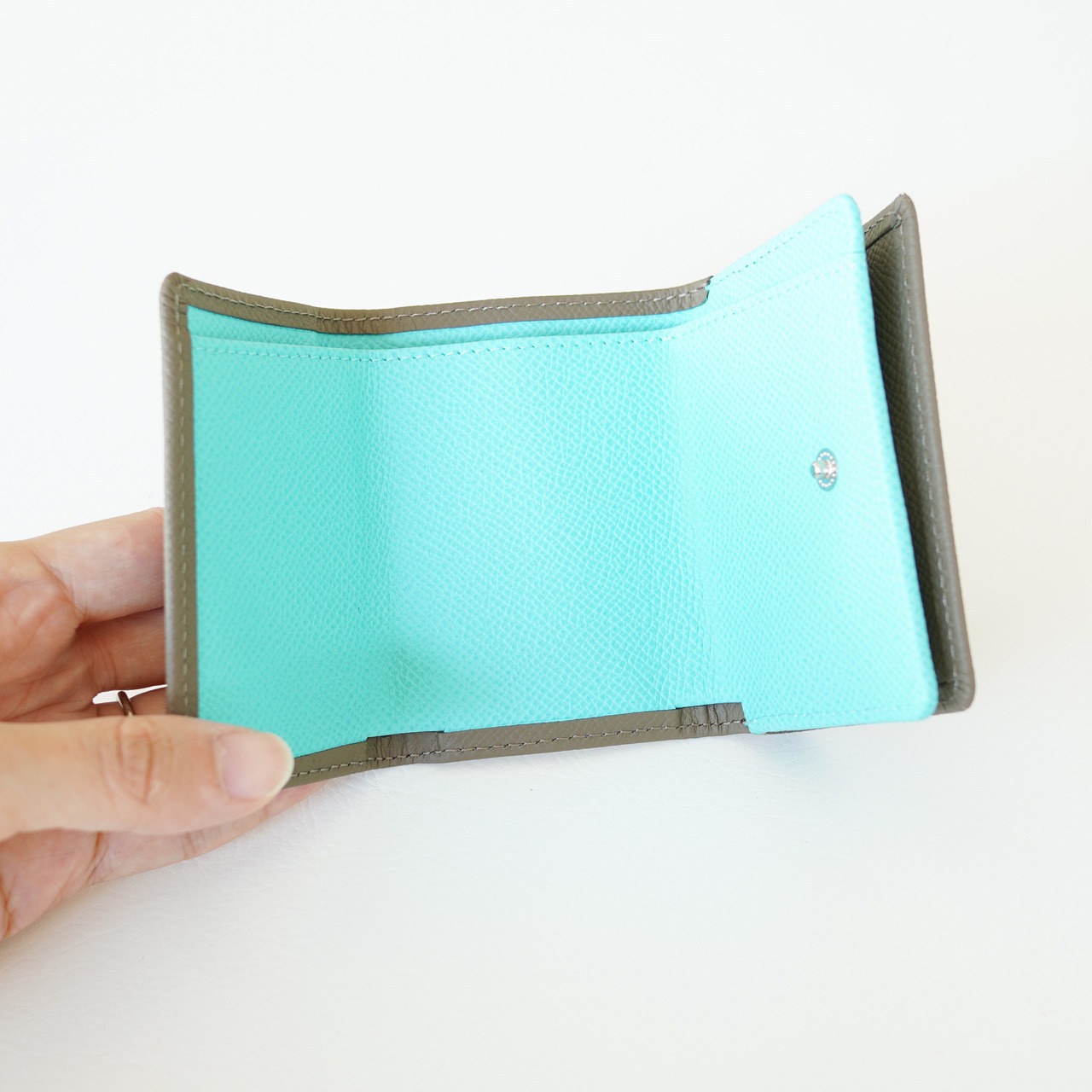 Mini wallet エトープ×フェアリーブルー・画像3